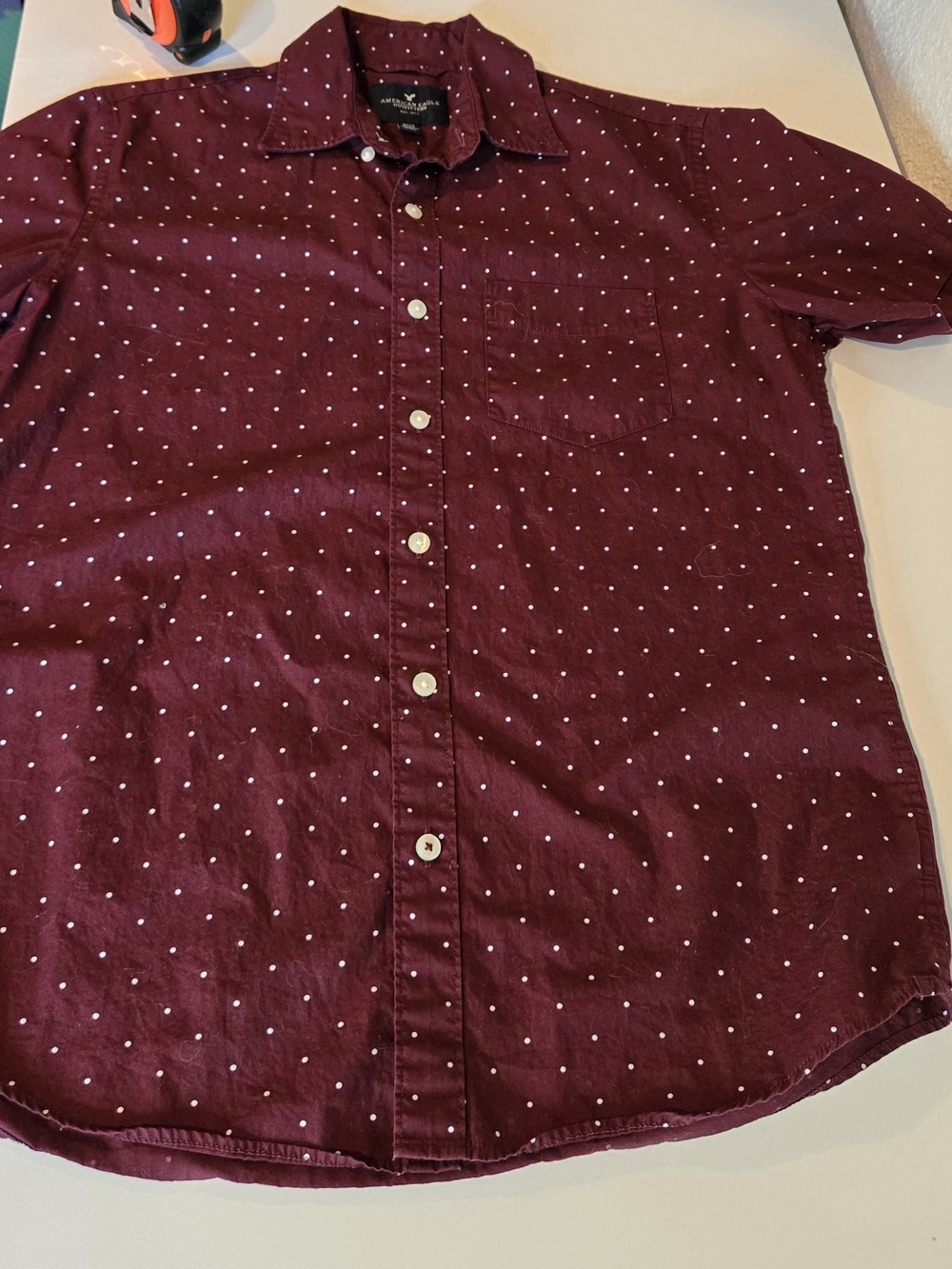 Super cute American Eagle Outfitter button up poka dot top size XS